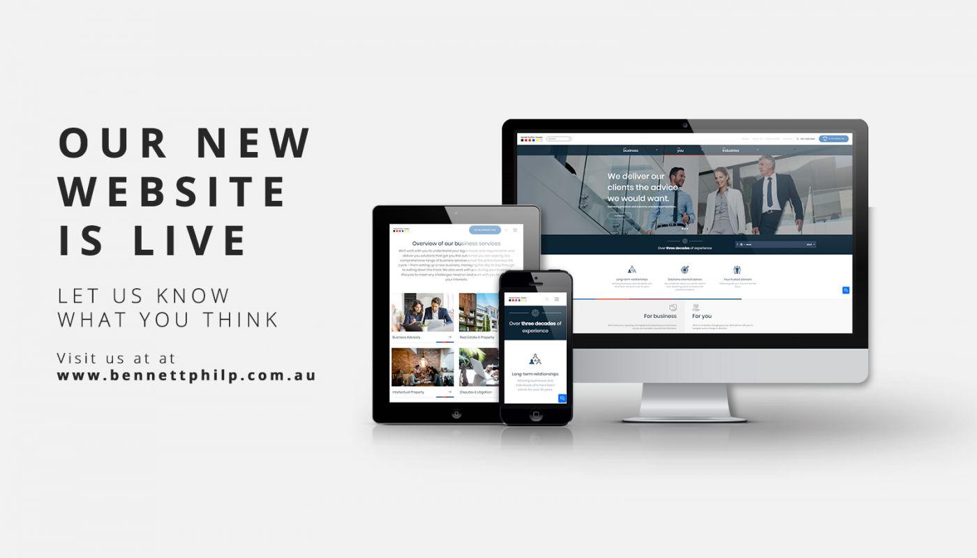 Our New Website Is Live! | Bennett And Philp Lawyers